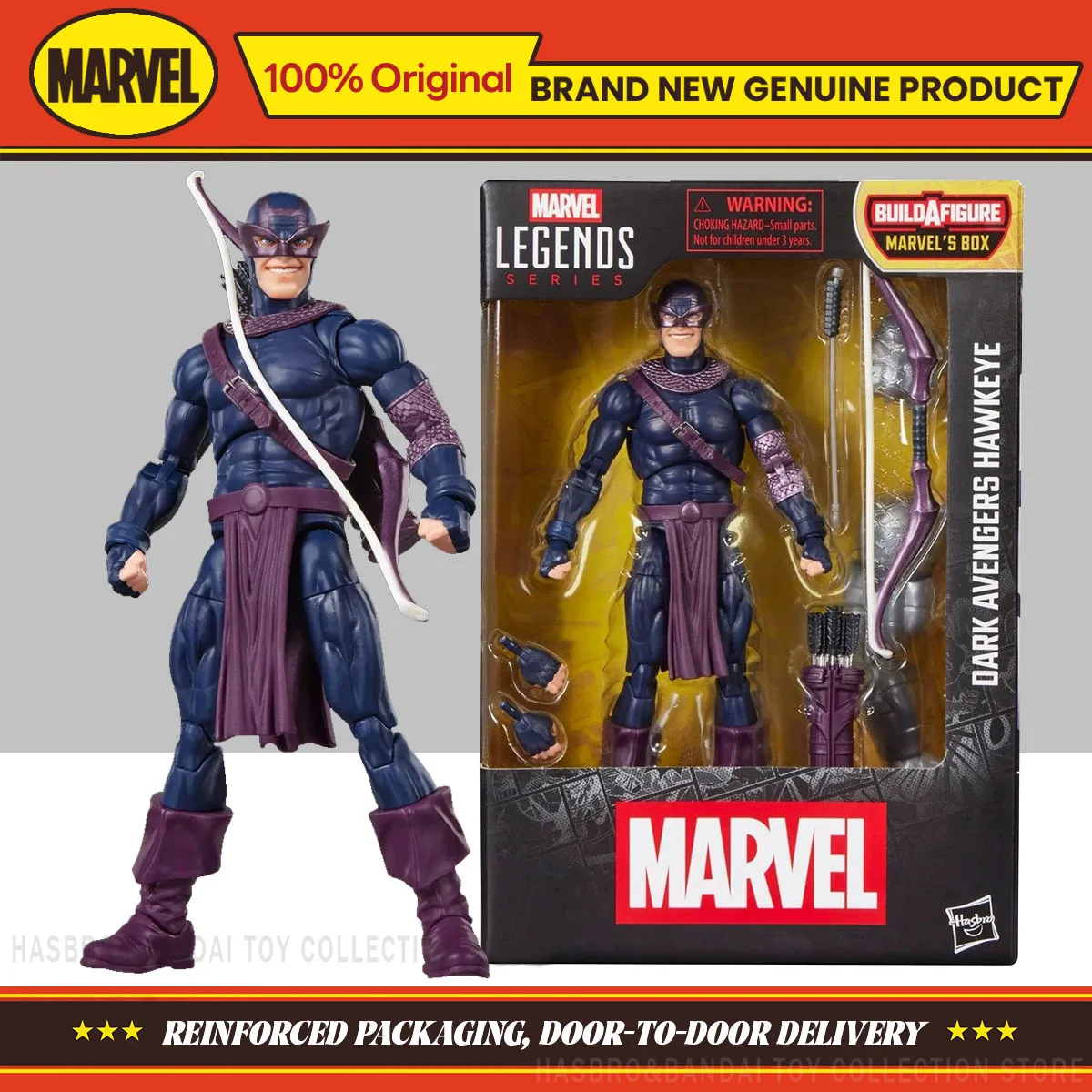 

Hasbro Marvel Legends Series Dark Avengers Hawkeye 15cm Action Figure Collection Original Model Toy Ornament Gifts