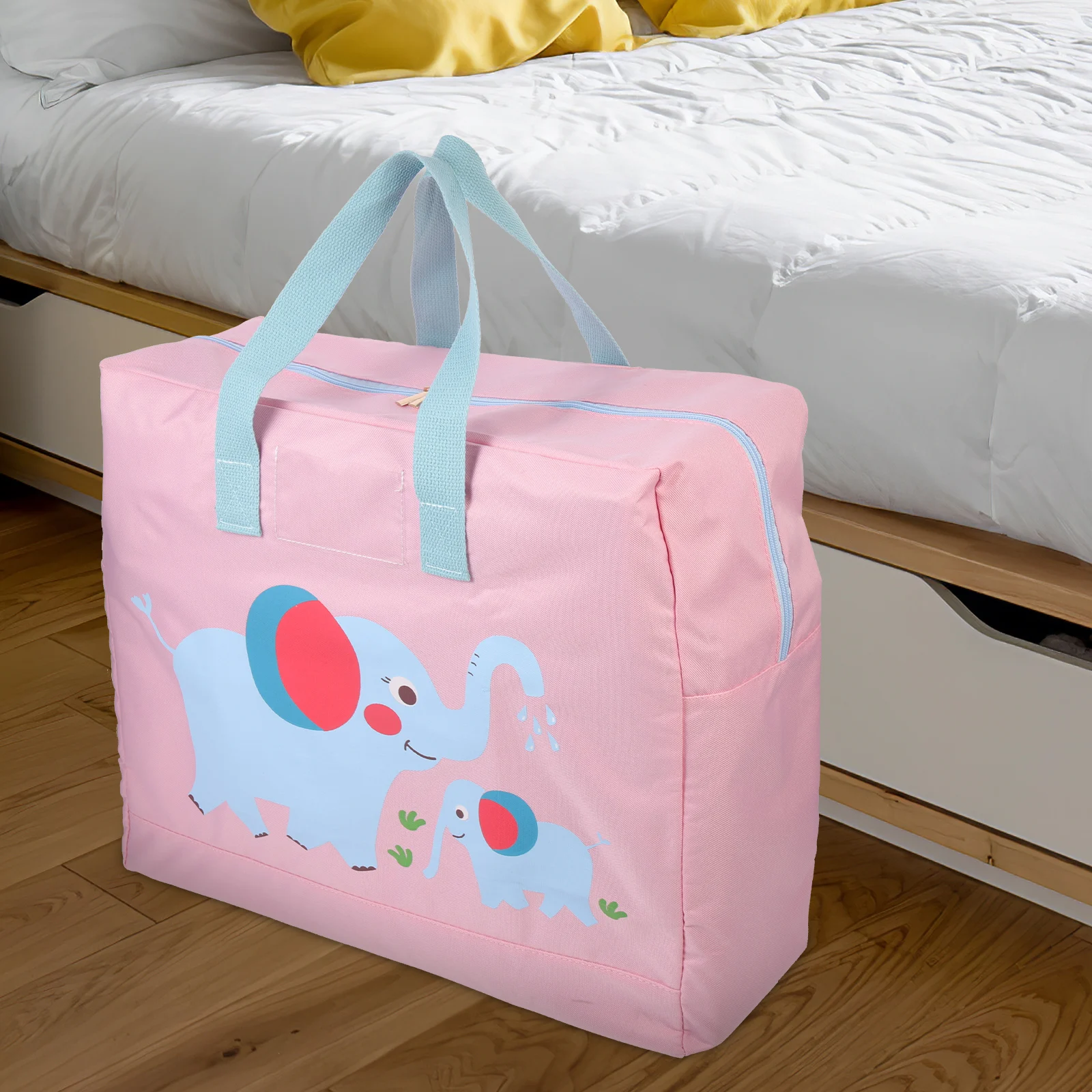 

Kindergarten Quilt Storage Bag Foldable Anti-Moisture Home Dormitory Clothes Organizer Large Capacity Bedding Storage