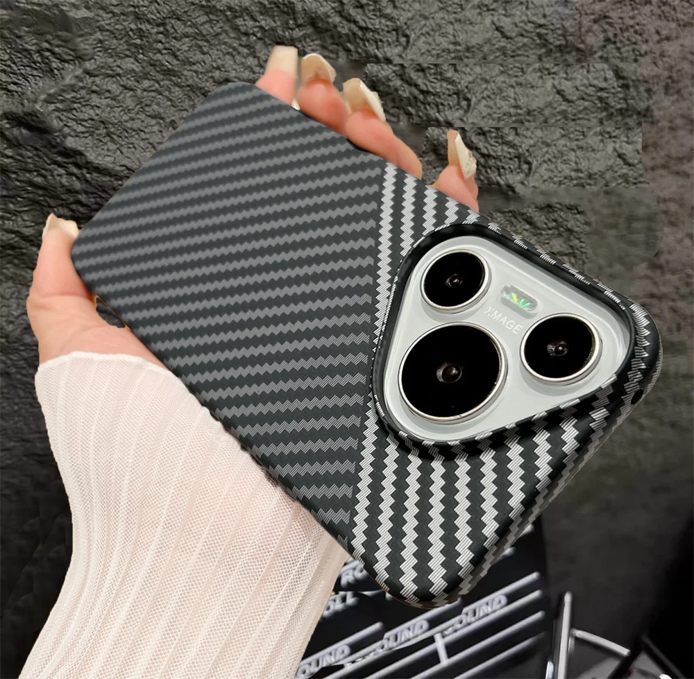 Luxury Carbon Fiber Texture Shockproof Case For Huawei Pura 70 Pro Plus Ultra Mate 60 50 40 30 30E Hard PC Armor Defender Cover