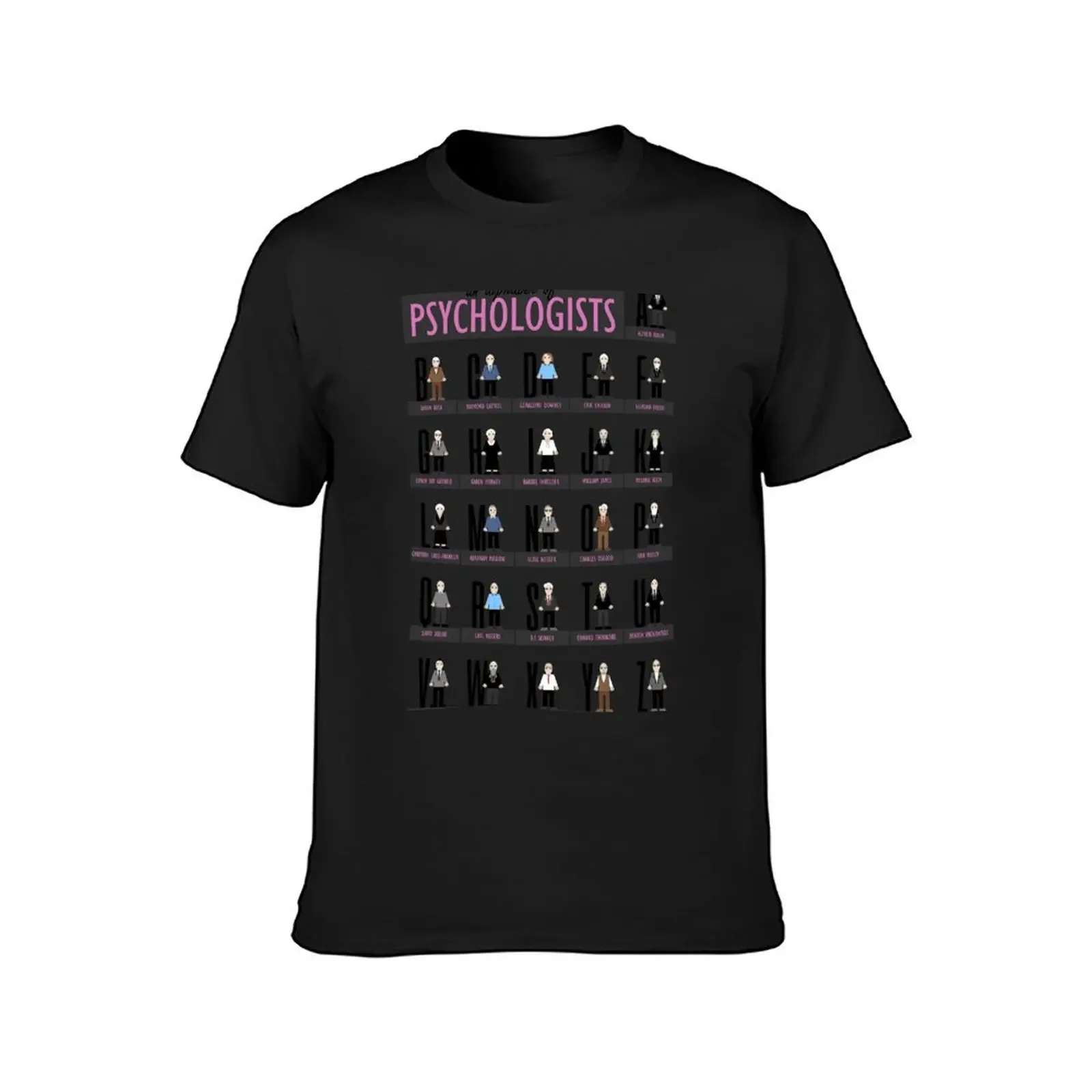 Psychologists Alphabet Shirt T-Shirt oversized baggy shirts plus size tops custom t shirt mens t shirt graphic