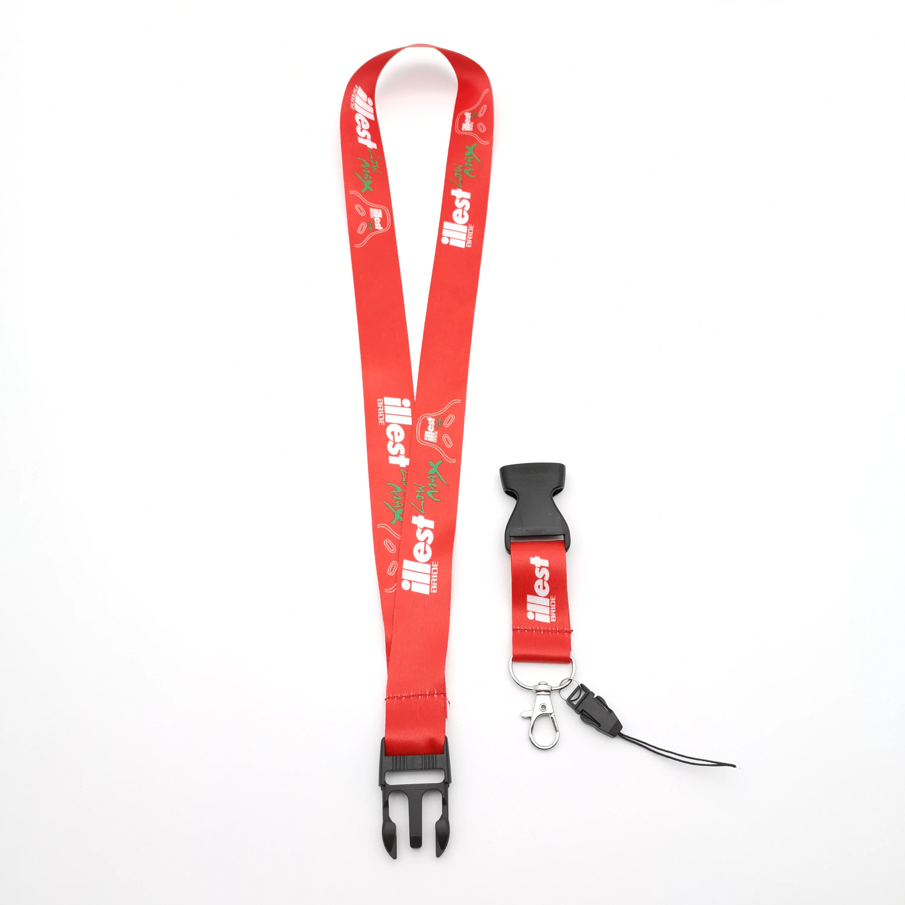 JDM Style illest Logo Lanyard Keychain Cell Phone Key Hanging Neck Lanyard Keyring Motorcycl Auto Accessories