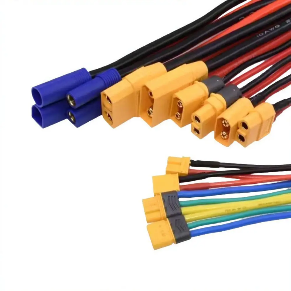 RC Model Battery Connector Extension Cable XT60 XT30 T Plug EC5 Male Female Lead Wire For FPV Drone Remote Control Vehicle Parts