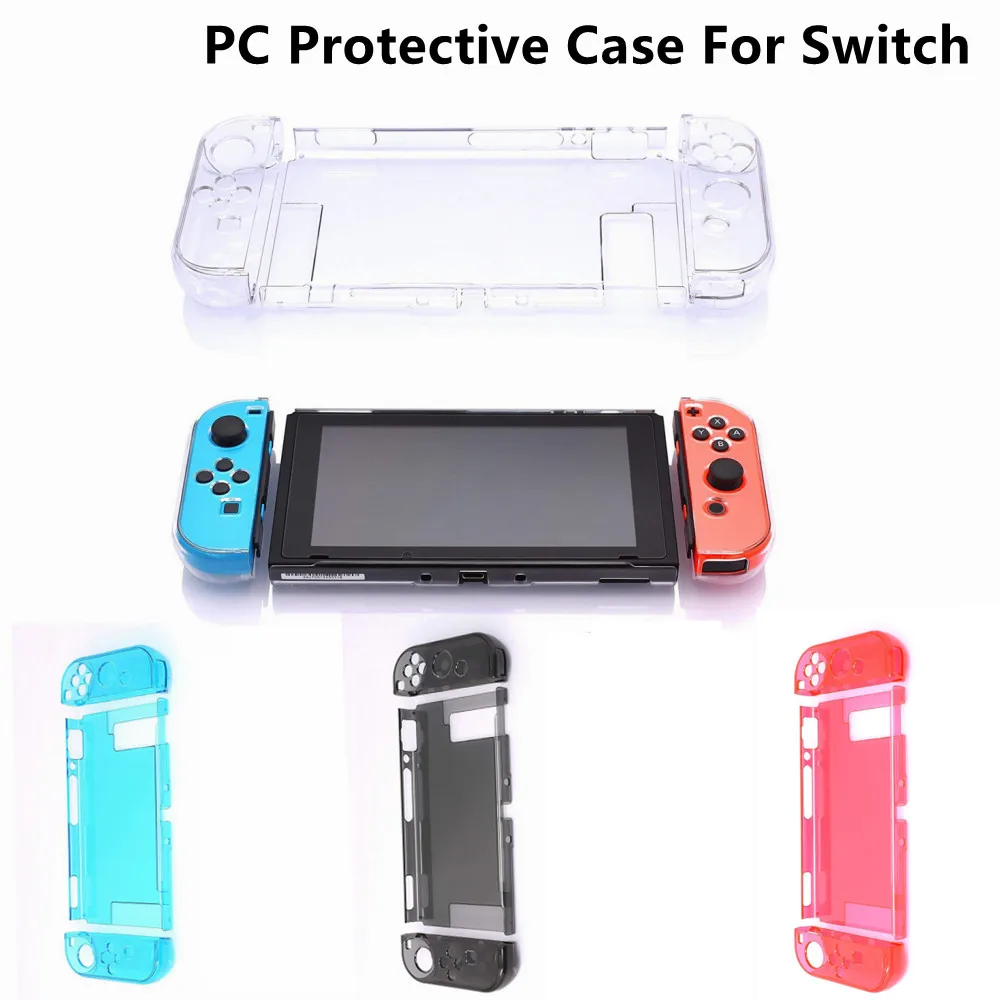 Suitable For Nintendo Switch High Transparency PC Protective Case Game Console Handle Full Package Ultra Thin Split Protective