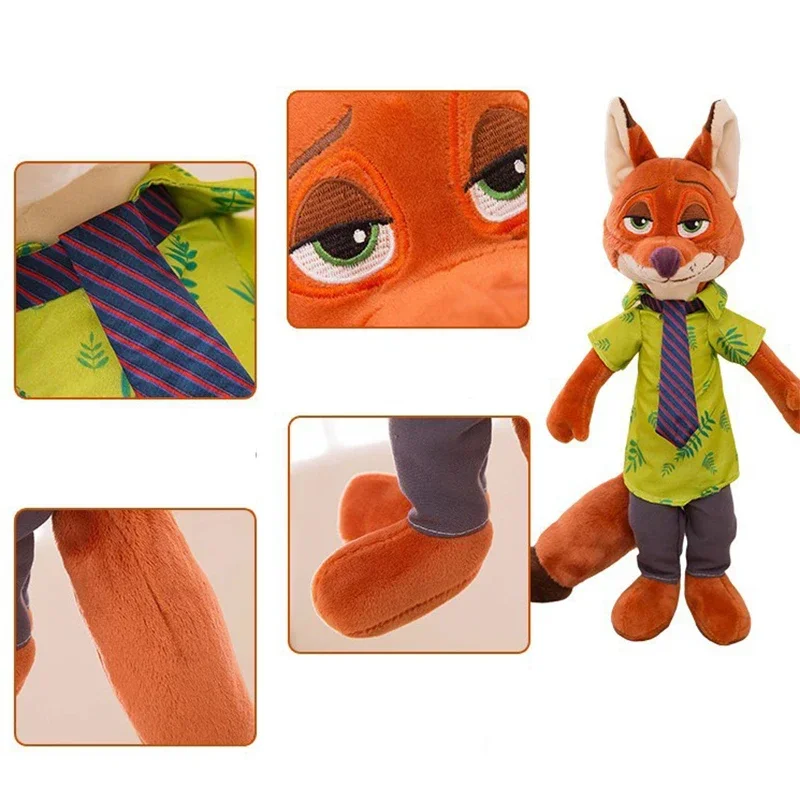 40 centimetri Disney Zootopia Nick Wilde Judy Hopps Carino Farcito Del Fumetto Modello Cosplay Carino Caldo Morbido Modello Regalo per I Bambini Giocattolo Di Compleanno