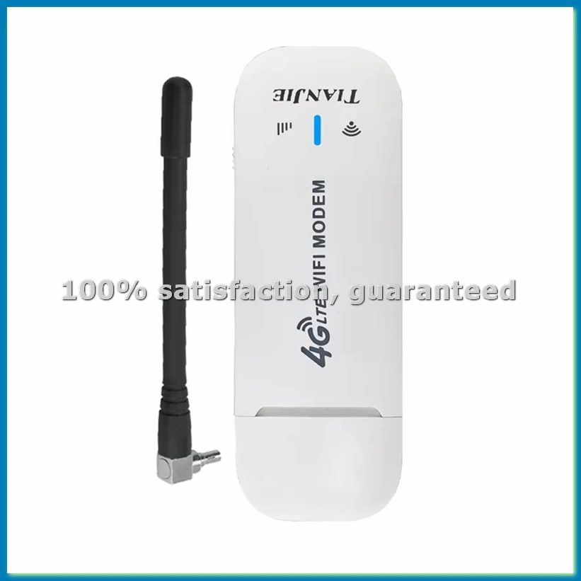 4G LTE WiFi Router Portable USB Modem with Antennas,150Mbps High Speed Hotspot,Supports 10 Devices Asia Version-A56M