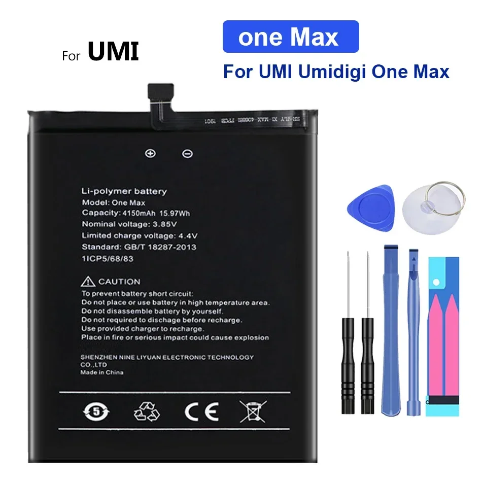 New Battery for UMI Umidigi F1 Play F2 A9 A7 A5 A3 A1 Pro Z2 Z Touch One Max One Pro Power 3 S2 Pro Lite S3 Pro S3Pro S2Lite