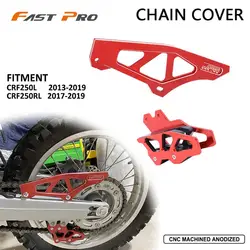 Motorcycles CNC Chain Guard Cover Sprocket Brake Lever For Honda CRF250L 250M 2012-2019 CRF250RL XR250 BAJA250 CRM250R CRM250AR