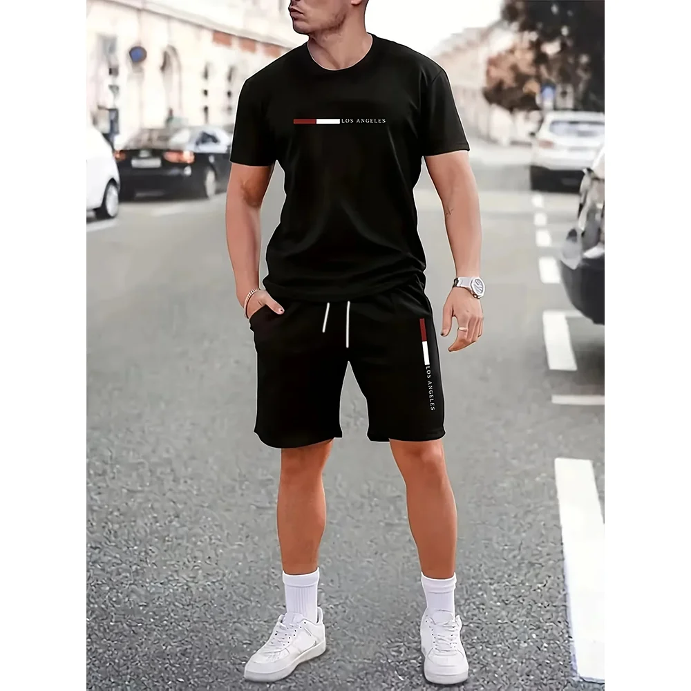 

26 New Fashion 3D-Printed Men's Set Relaxed Fit Short-Sleeve Shirt & Shorts Set Men's Sportswear Casual Wear Summer Casual Set
