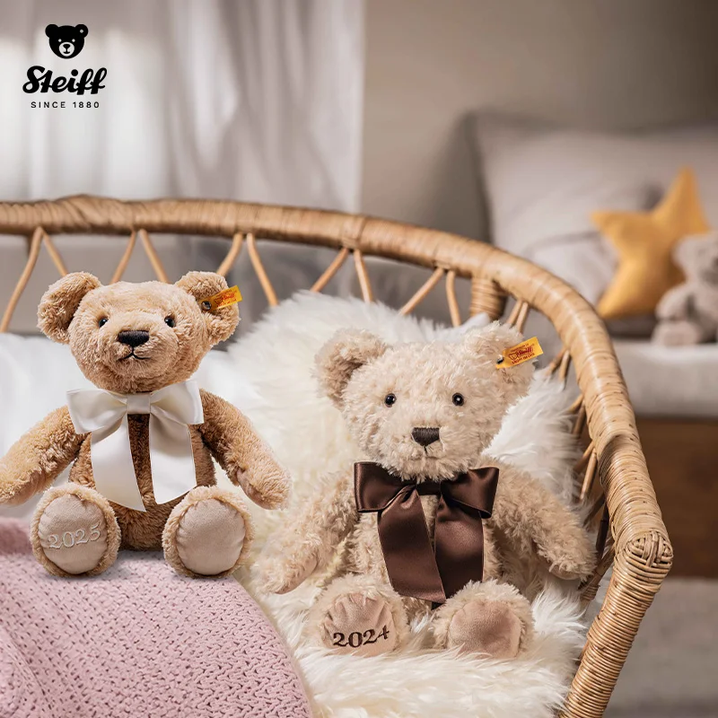 

German Steiff annual teddy bear plush toy doll to give girlfriend birthday gift