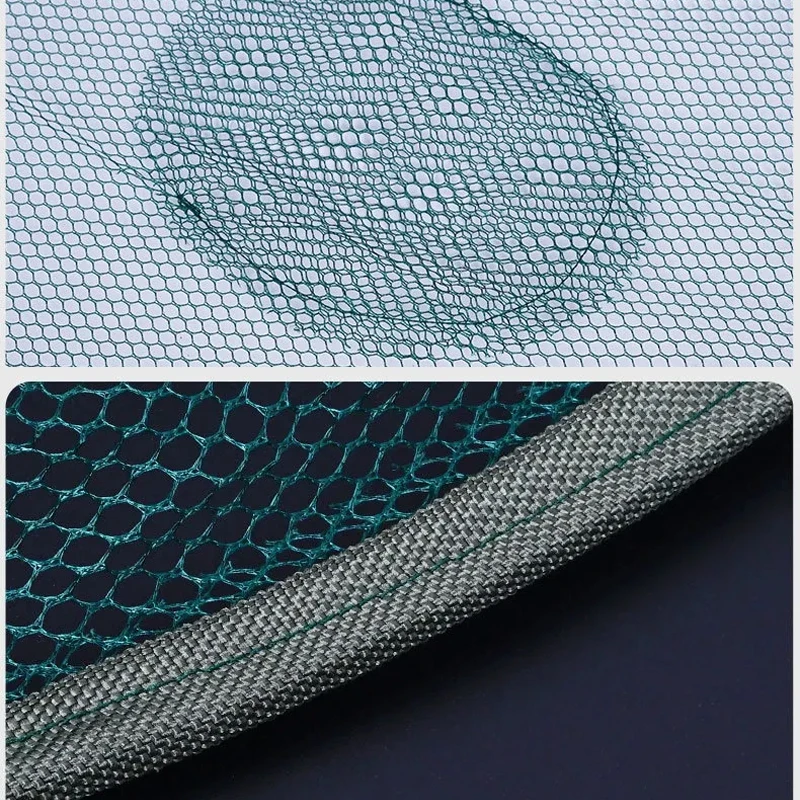 Square Folding Shrimp Cage Yellow Eel Cage Lobster Net Lantern Net Fishing Net Small Polygon Fishing Net image 4