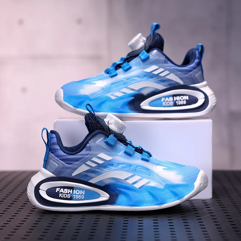 

Spring new mesh breathable rotating buckle children's sports and leisure shoes, children's shoes