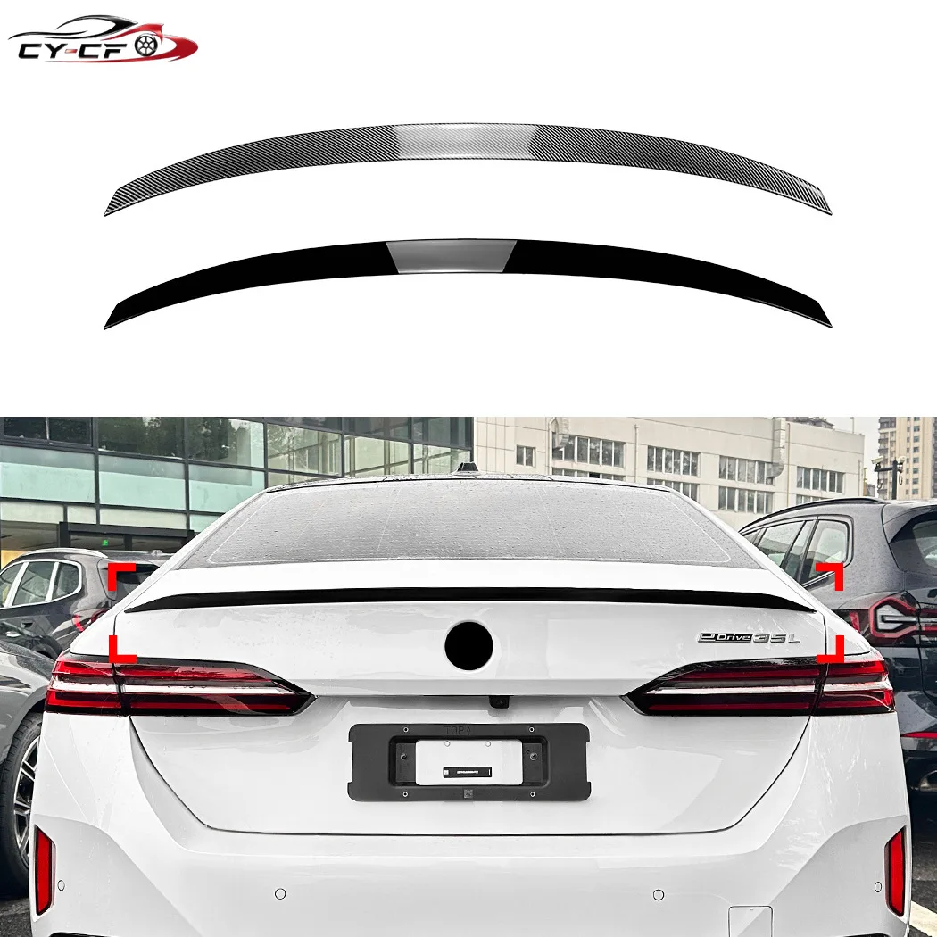 For BMW 5 Series G60 I5 525i 530i 535i M Sport 2024+ M5 Style Rear Trunk Spoiler Wing Lip Trunk Lid Modified Spoiler Tail Fin