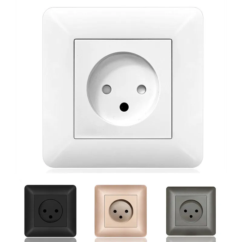 86MM 16A  Arc Round Square Israel wall socket output  50/60HZ  IL Standard Power Socket