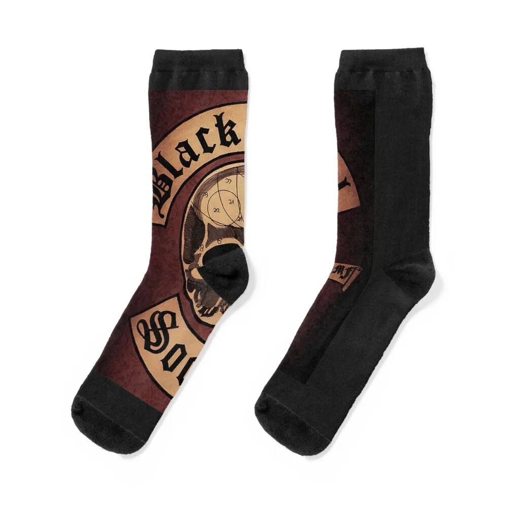 black labels black labels society logo Socks