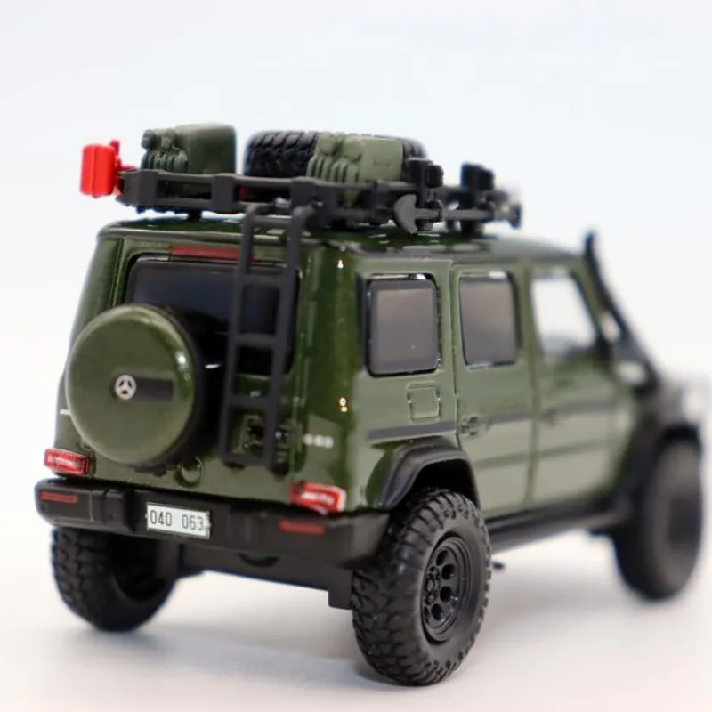 TW 1:64 Mercedes-Benz AMG G63 modelo estático de liga off-road, coleção infantil de brinquedos decorativos, presentes de feriado para crianças.