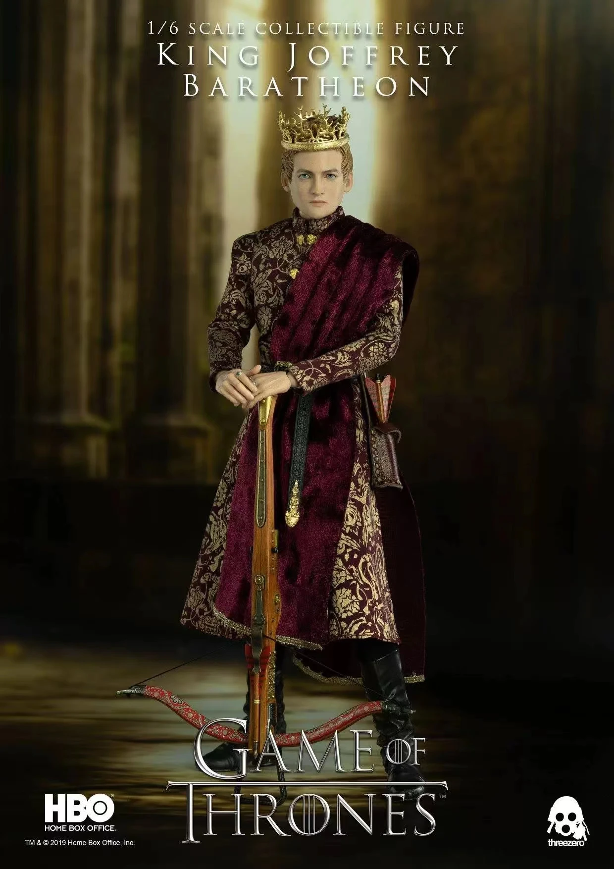 Original Threezero 3A 3Z0070 Game of Thrones - A Telltale Games Series Joffrey Baratheon 1/6 Movable Model Toy Gift Collection