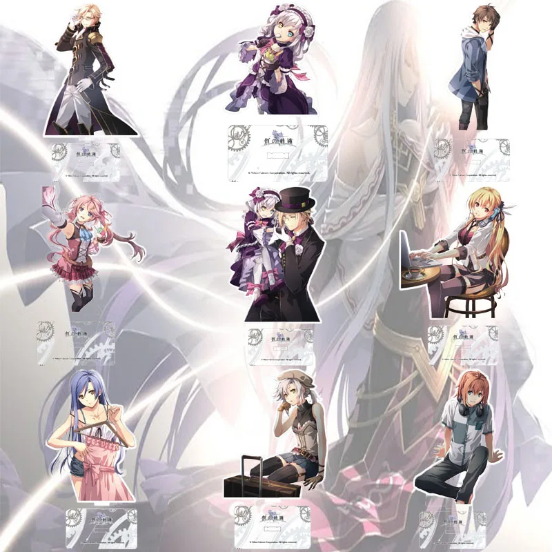 Trails into Reverie 15CM Anime Game Peripherals Acrylic Standee Clear Vivid Print With Base Tabletop Decoration Keychain
