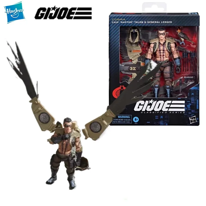 

New Original Hasbro G.I. Joe Classified Series #139 CHIP 'RAPTOR' TALON & GENERAL LEDGER 15cm Action Figure Original Toys Model