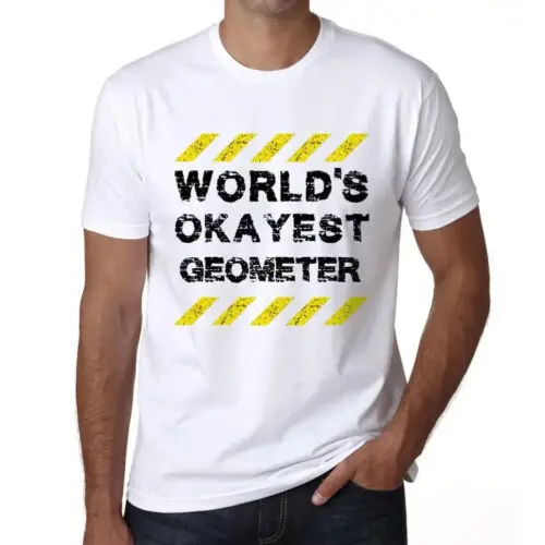 Heren Grafisch T-Shirt s Werelds meest gemiddelde meetkundige – Worlds Okayest