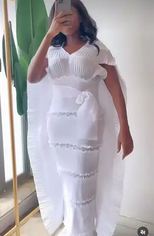 QIAOXIN 2025 मियाकी मियाके pleated तीन आयामी मछली रेशम लाइन व्याकुल शाल स्वभाव शाम पोशाक नई पोशाक 8 best sales मियाके पोशाक - №1