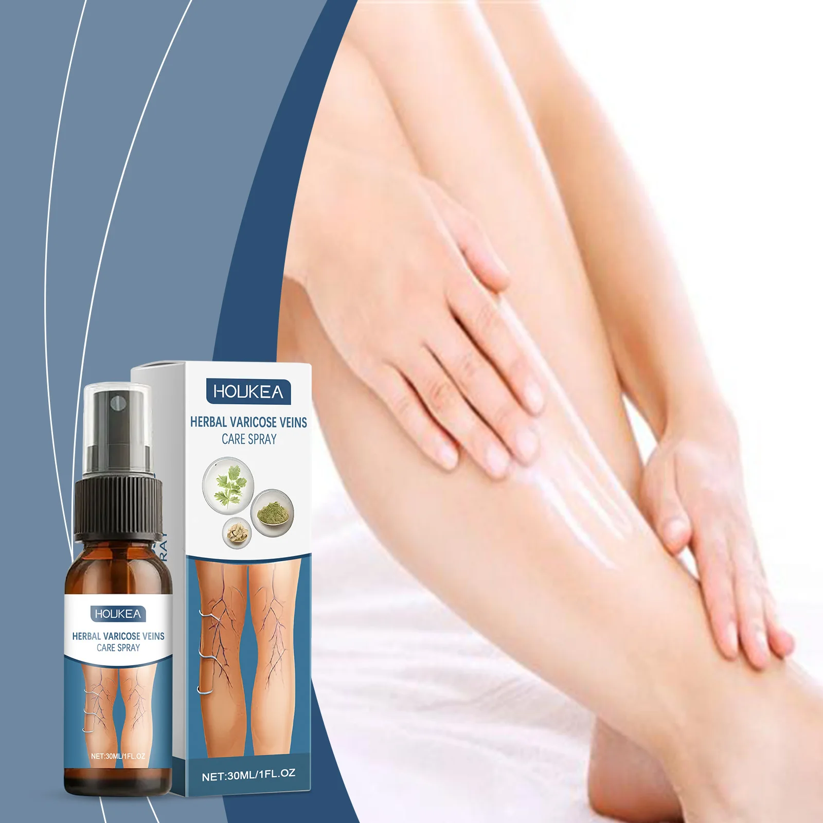

Herbal Varicose Veins Therapy Eliminate Vasculitis Phlebitis Treatment Relief Spider Leg Pain Varicosity Angiitis Removal Spray