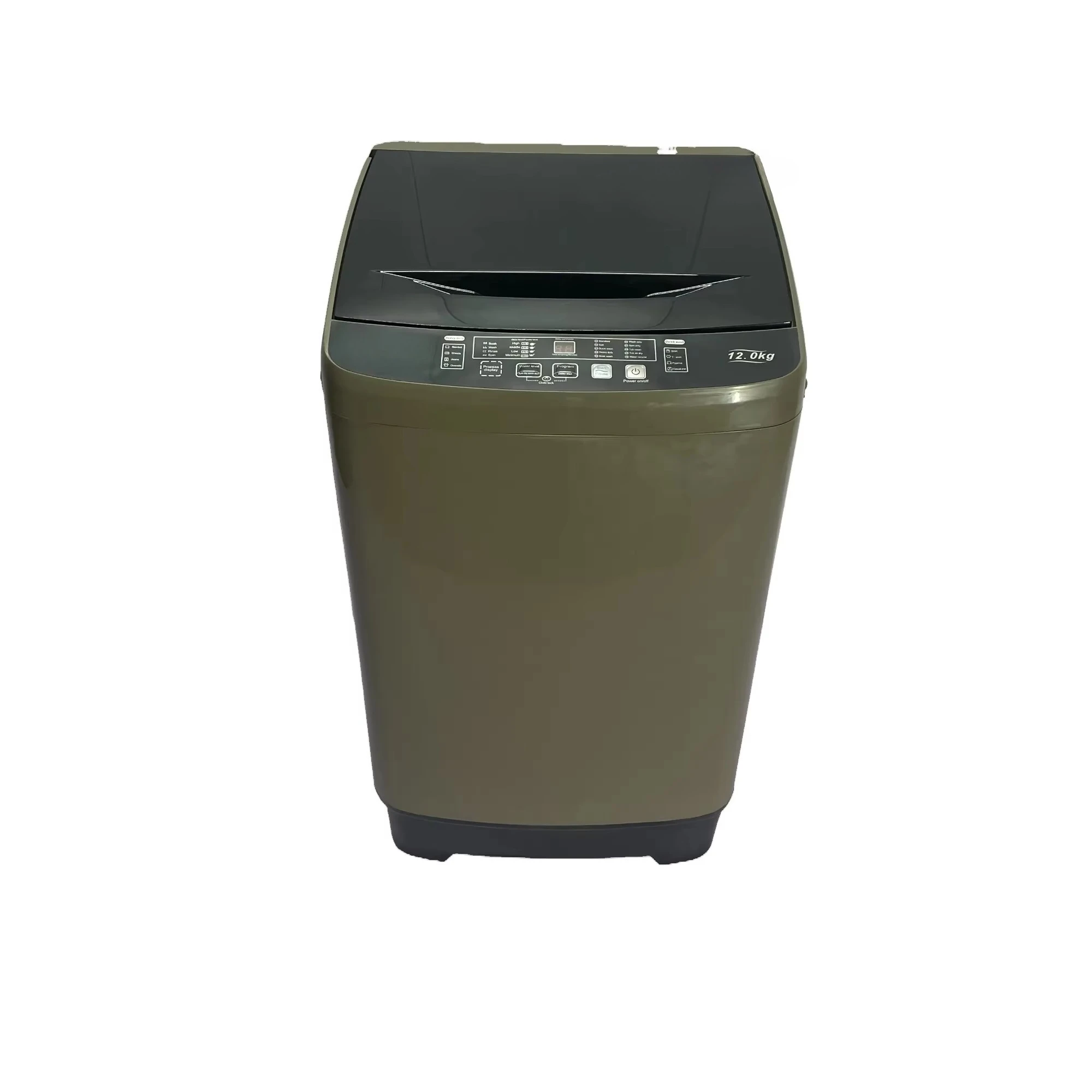 2025 Hot Selling Fully Automatic Mini Washing Machines 12kg Smart Electric Top Load Washers Household Laundry Drying New Hotels