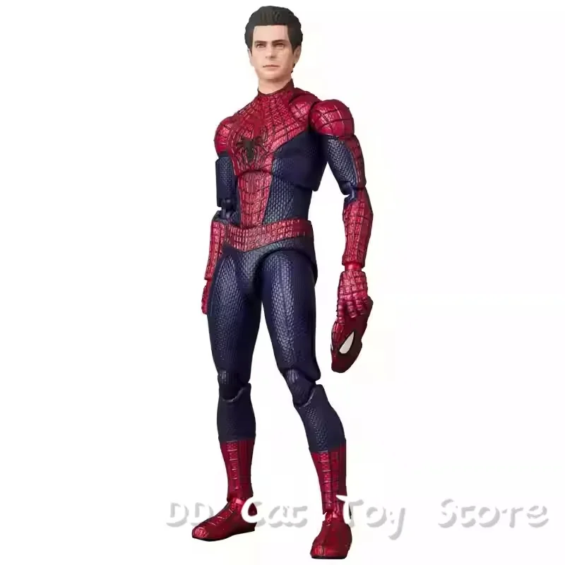 متوفر في المخزون لعبة Medicom الأصلية Marvel Mafex The Amazing Spider-Man 2 Peter Parker 1/12 مقياس لعبة مجسمة قابلة للجمع #4
