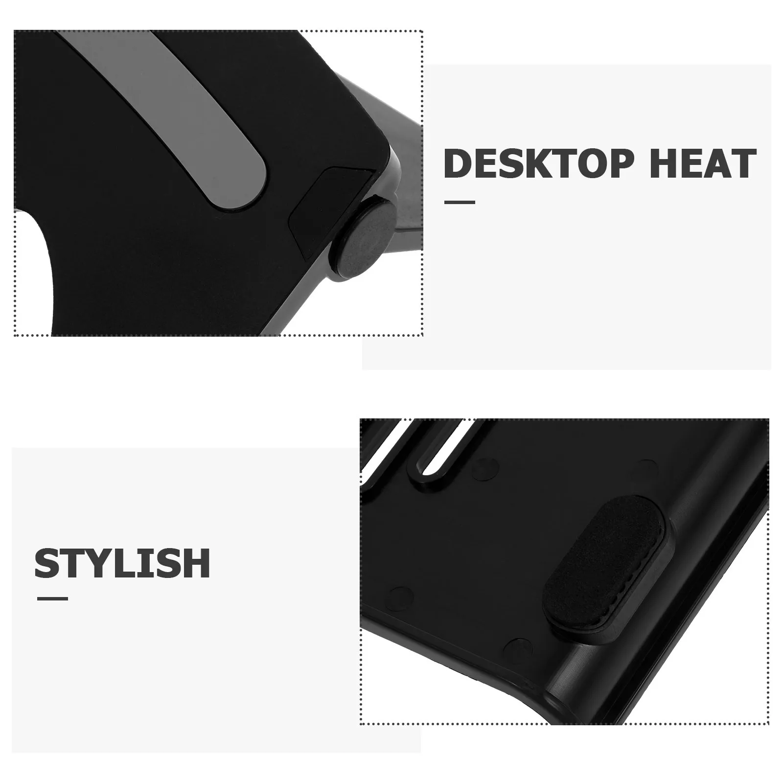 

Охлаждающая подставка для ноутбука, ABS силиконовый держатель для ноутбука, настольная подставка, противоскользящая подставка для ноутбука с рассеиванием тепла для офиса, домашнего планшета