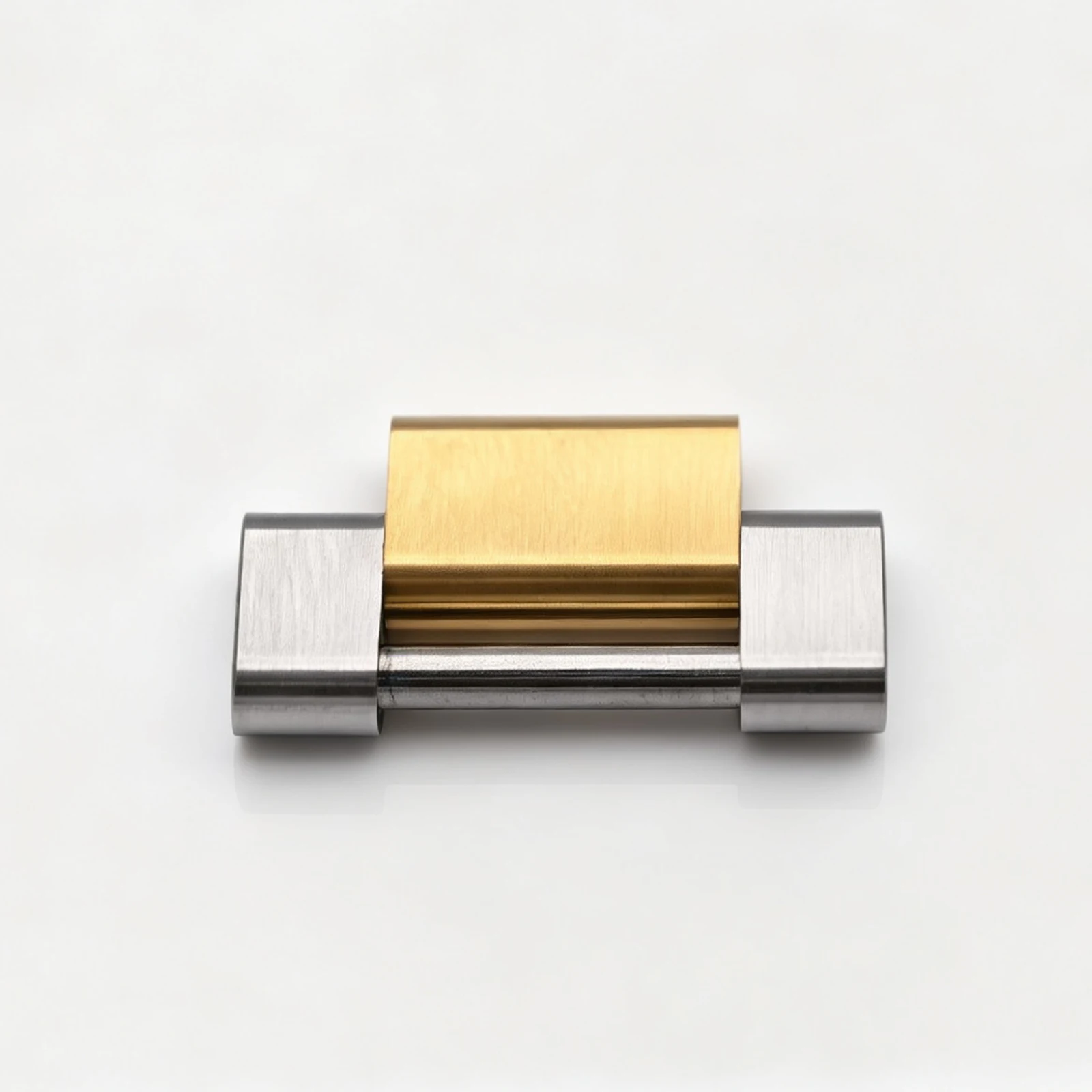 Gold Plated Oyster Half Link for RLX Submariner 126613, Stainless Steel Two-Tone Bracelet Replacement Part
