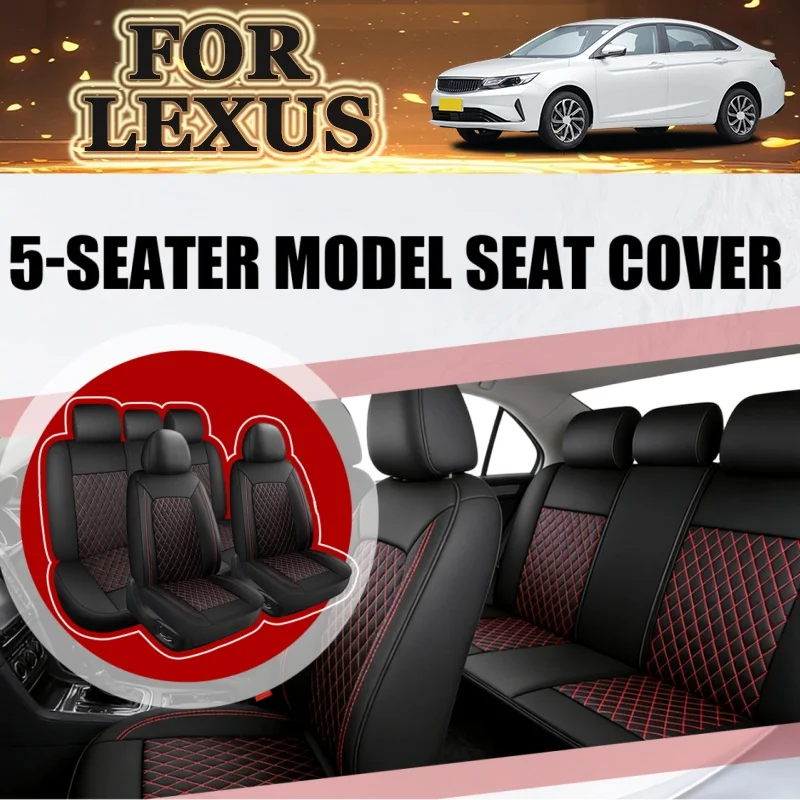 

5-seater car seat covers For LEXUS Fully enclosed protective seat, suitable for all seasons, durable and easy to clean