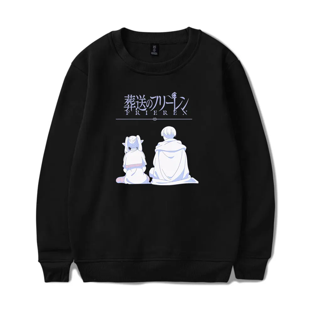 Fashion Frieren Beyond Journey's End Anime O-Neck Sweatshirts Women Men Long Sleeve Pullover Clothes