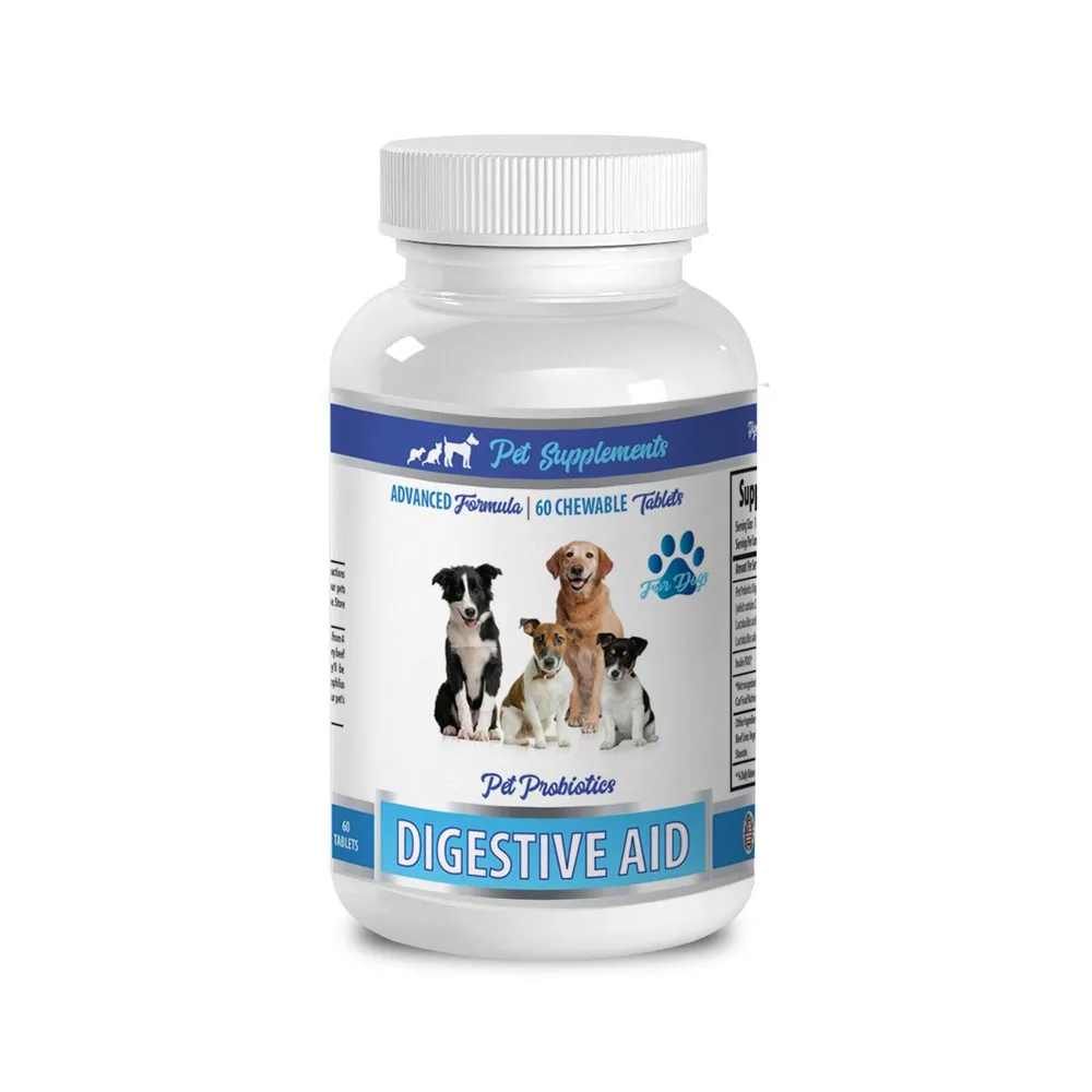 Digative Enzymes Aid for Dog, Pet Probiotics, Advanced Formula, Promote Digestion Balance and Healthy Gut