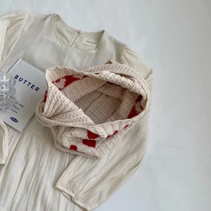 Kalp Desen Renk Blok tığ işi çanta, omuzdan askili çanta, Büyük Kapasiteli Plaj Çantası, Çok Yönlü bir Takas Çantası, Moda, 1 Adet Cebinizi tığlamak için en iyi 10 satış-no. 6