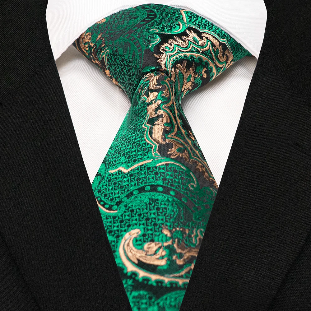 EASTEPIC 8 cm elegante gestreifte Krawatten für Herren, Herren-Accessoire, karierte Krawatte, Paisley-Krawatte, Blumenmuster, für formelle Anlässe, Hochzeitsgeschenk – Detail 15