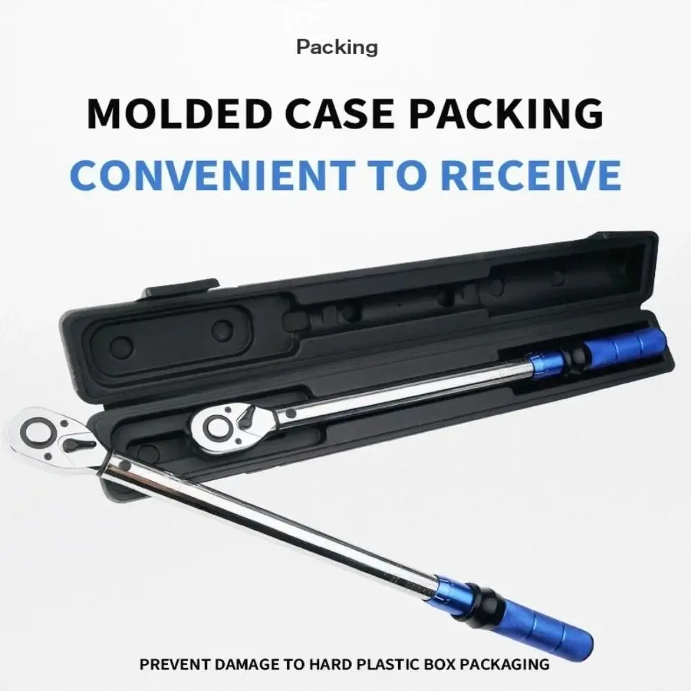 Chave de torque profissional de alta precisão, durável, unidade quadrada, chave de torque portátil, ferramentas de reparo de carro