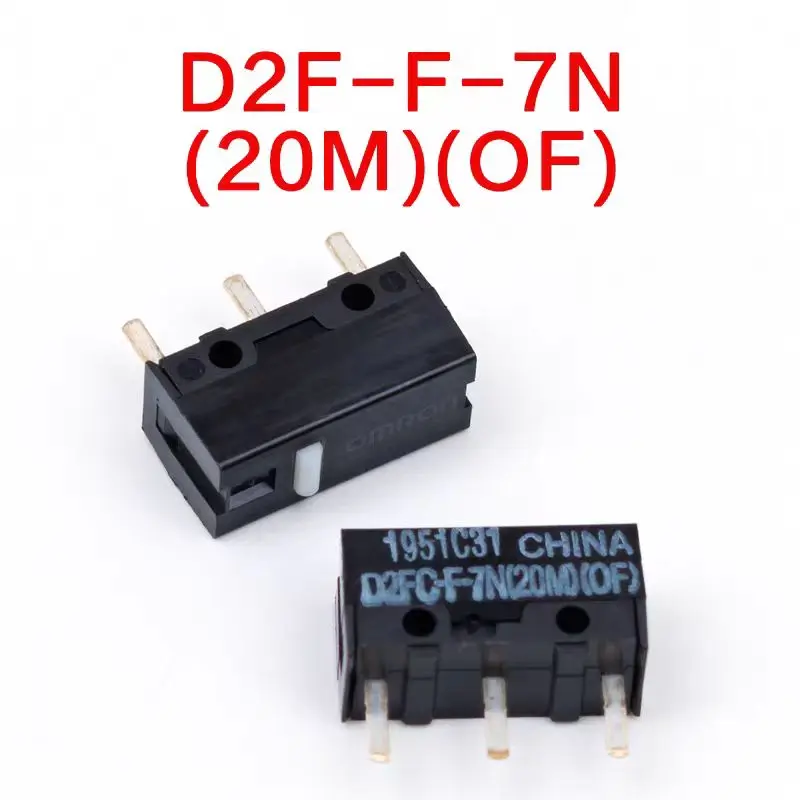 Free Shipping 2Pcs Micro Switch D2FC-F-7N 10M 20M OF D2FC-F-K 50M 60MN D2F D2F-F D2F-01 D2F-L D2F-01F D2F-F-3-7 button switches