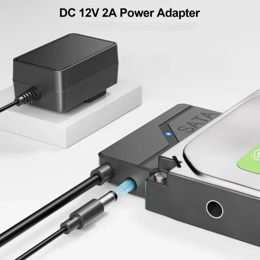 USB 3.0 To 22 pin Sata Adapter for 2.5/3.5 Inch High Speed Transmission External HDD SSD SATA Adapter