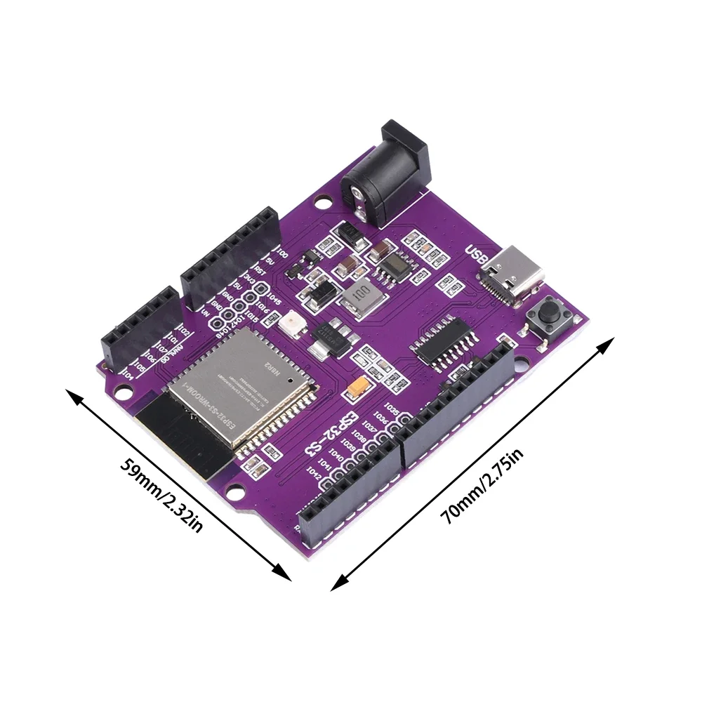 Type-C ESP32--DevKitC-1 ESP32--N16R8 WROOM-1-N8R2 WiFi -compatible Development Board ESP32 Wireless Module