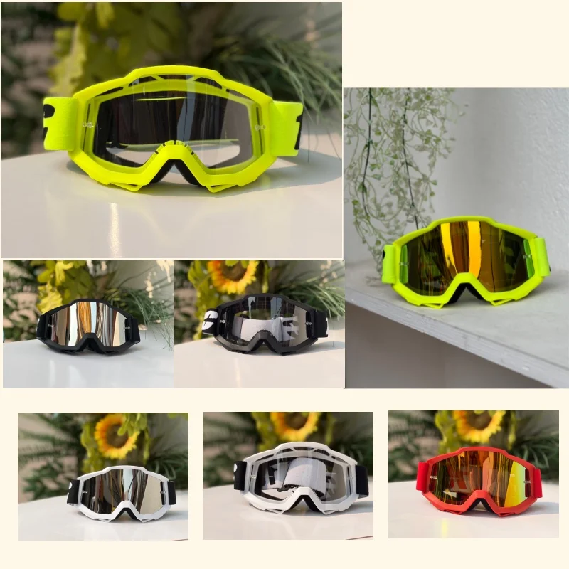 2027 Motocross Goggles Motorcycle Sunglasses Man MTB ATV Mask Windproof Protection Skiing Cycling Racing Off-Road Goggles