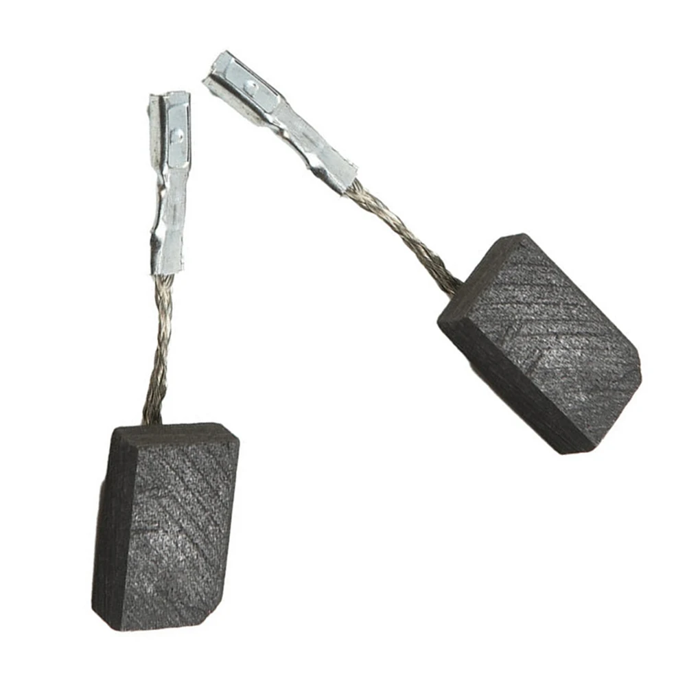 2 Piece Carbon Brushes for WQ1400 and WQ1000 Angle Grinders 5x10x16mm with Metal Terminals and Integrated Springs