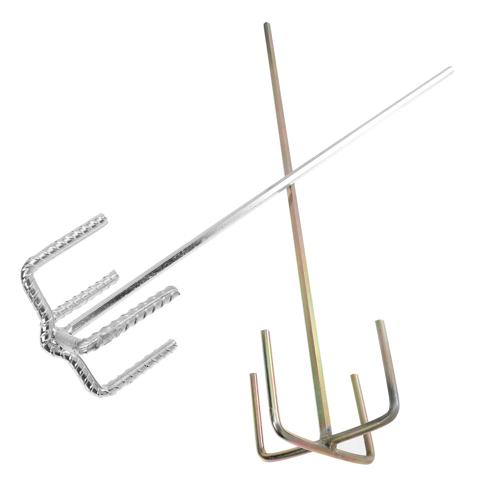 

2Pcs Hexagonal Stirring Rods Electric Drill Paint Resin Epoxy Stirrer Drywall Mud Mixer Mortar Mixer Head Oil Paint