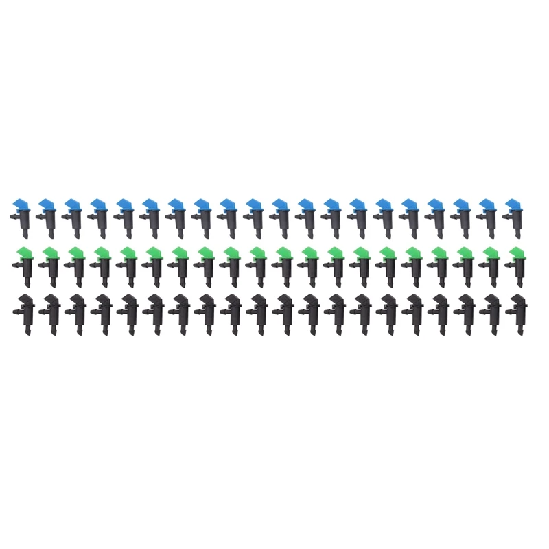 

60 Pieces Drip Emitter Garden Flag Irrigation Dripper In 3 Sizes, Trees And Shrubs, 1 GPH, 2 GPH, 4 GPH