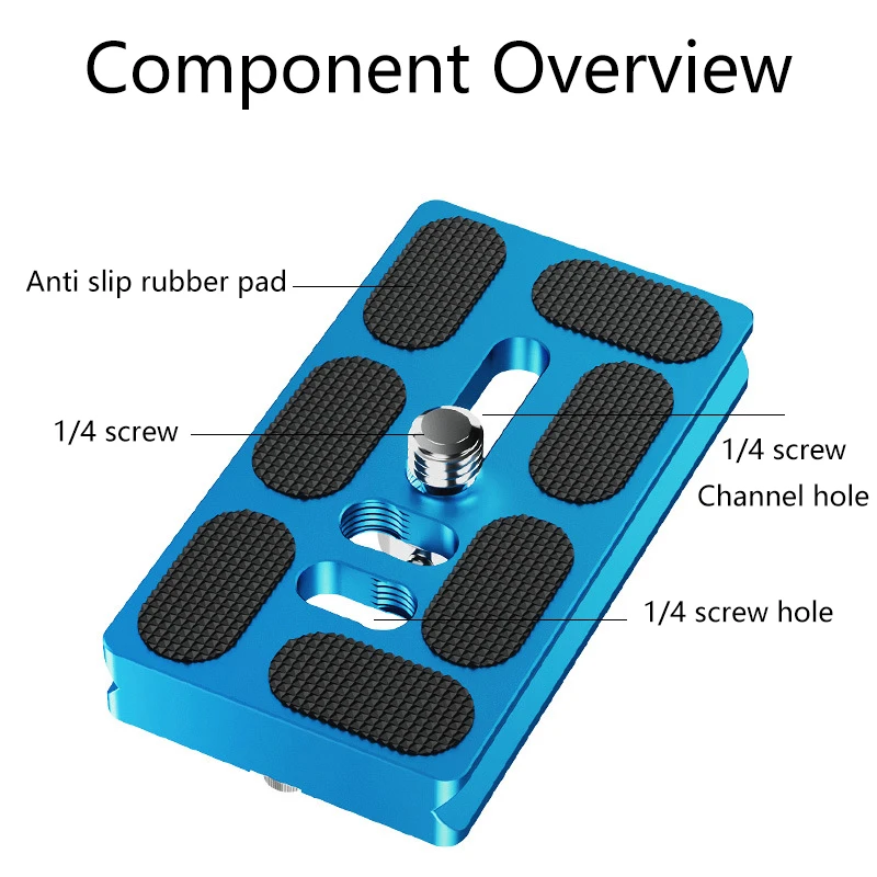 Dslr Camera Statief Plaat Quick Release Adapter Basis Camera Plaat Mount Voor Dslr Camera Balhoofd Statief