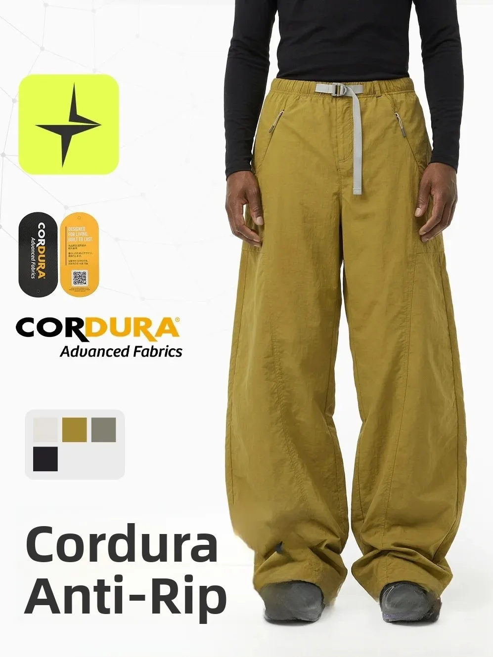 Brave Flying Cordura Knife  Pants Spring Wear Resistant Quick Dry Outdoor Casual Trousers for Men Nylon Fabric Long Pants