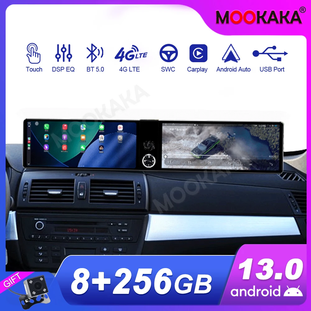 

12.3 Inch Screen Car Radio For BMW X3 CCC 2005-2010 Android GPS Navigation Multimedia Video Player Stereo Receiver Head Unit