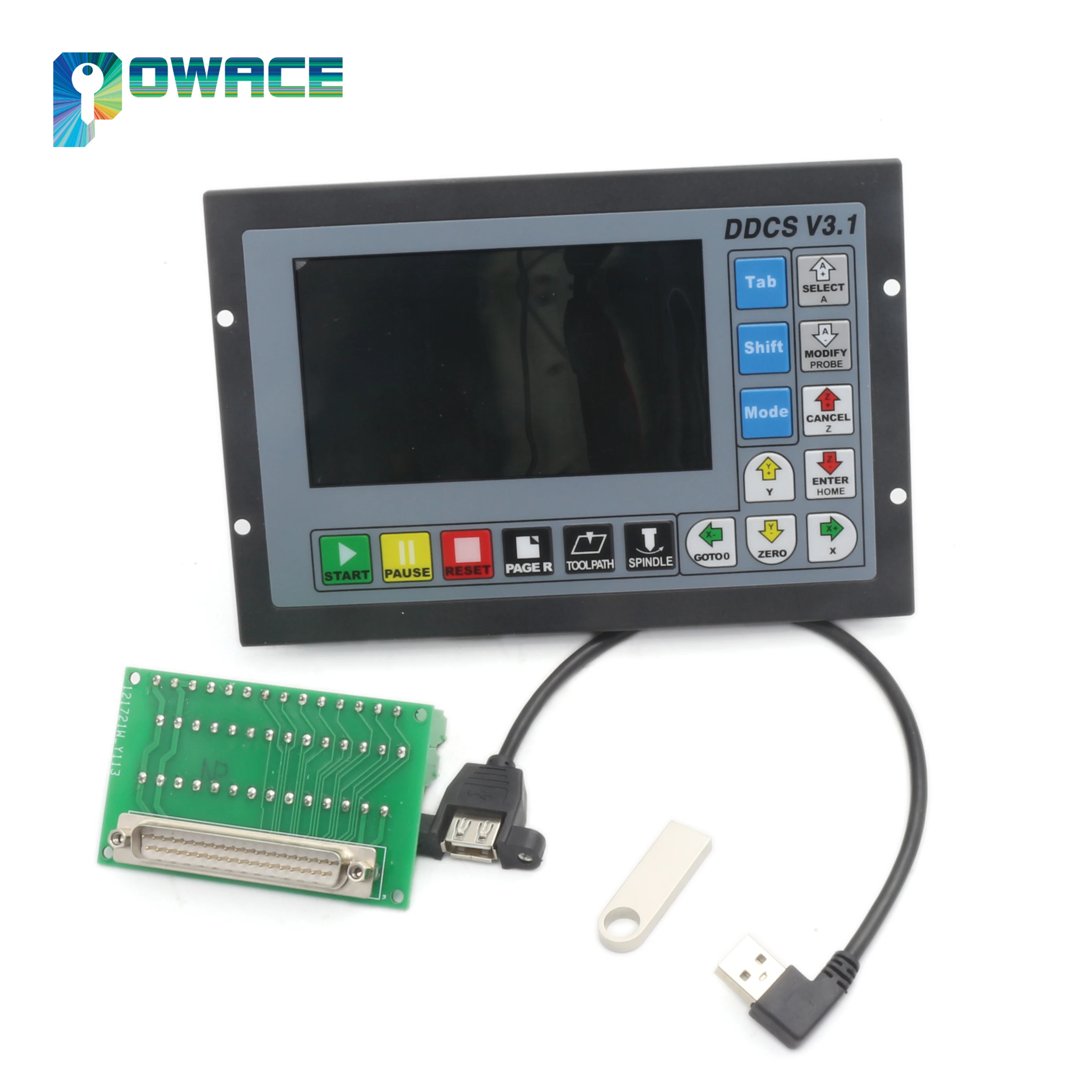 【EU Stock】DDCSV 3.1 CNC Engraving Machine Offline G code Special Offer 500KHz G-Code Offline CNC Controller 3 4 axis Stand Alone