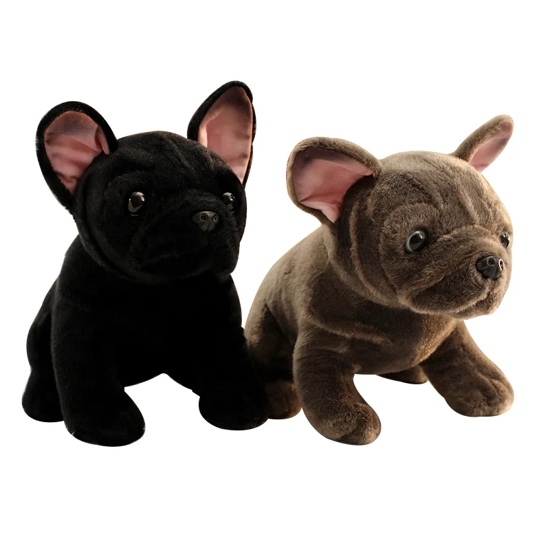

1Pc 28CM Simulation Bulldog Plush Toy Stuffed Soft Animal Doll Lovely Bulldog Pillow Birthday Xmas Gift