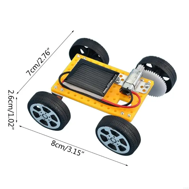 634f auto solare divertimento esperimento scientifico educazione precoce educativa per bambini giocattolo mini creativo