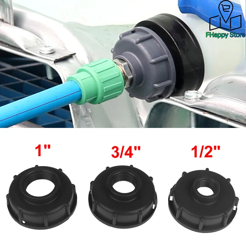 1Pcs S60X6 IBC Tank Adaptor Connector Fittings Coarse Threaded Cap To 1/2