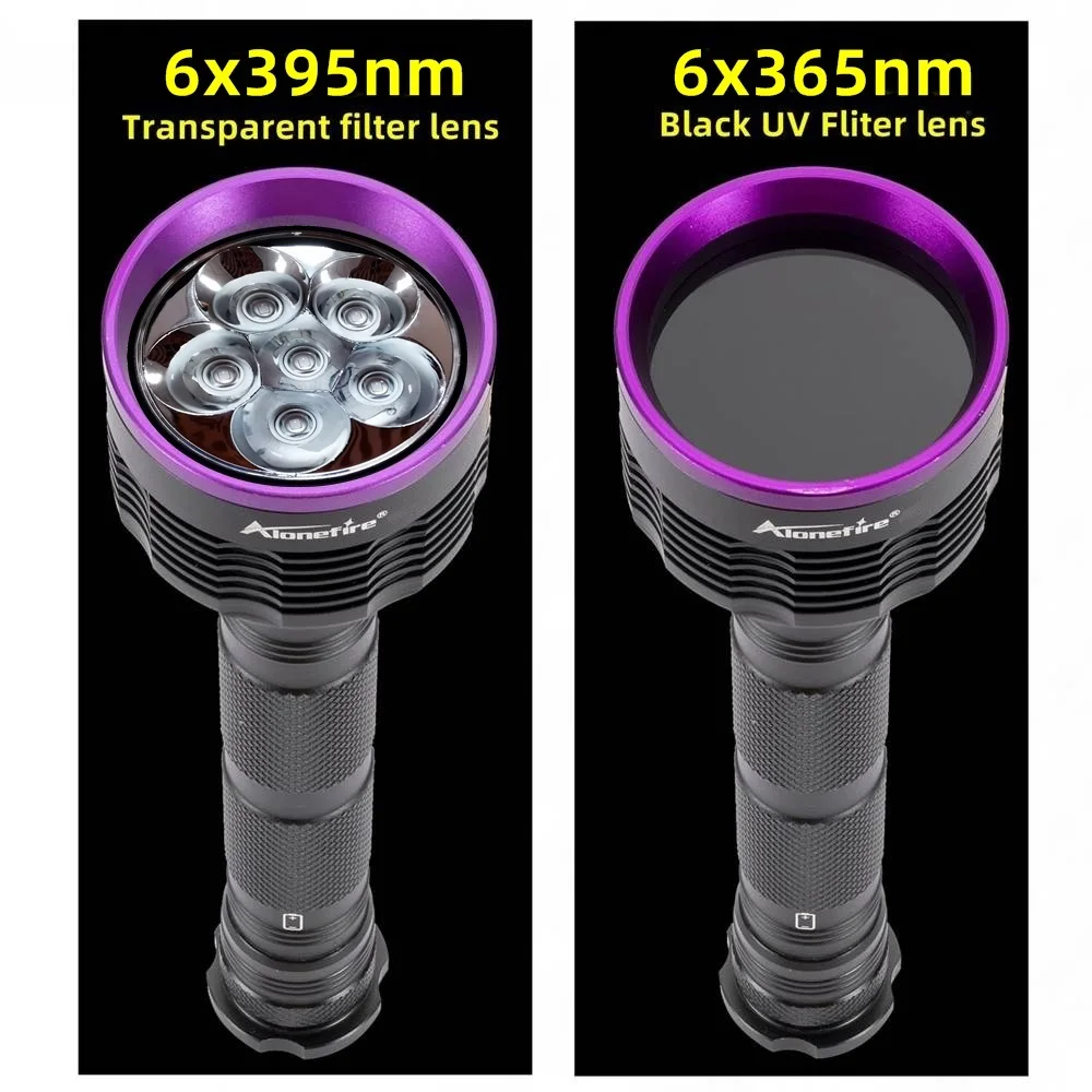 Lanterna UV para dinheiro e Pet manchas, tinta invisível Scorpion marcador, Detecção Anti-falsificação, dinheiro ultravioleta, minério, UV, 30W,